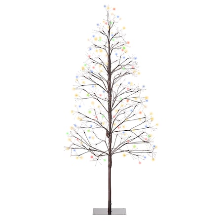 Dekoracja ogrodowa LED LONKARI Drzewko 150 cm Brązowy