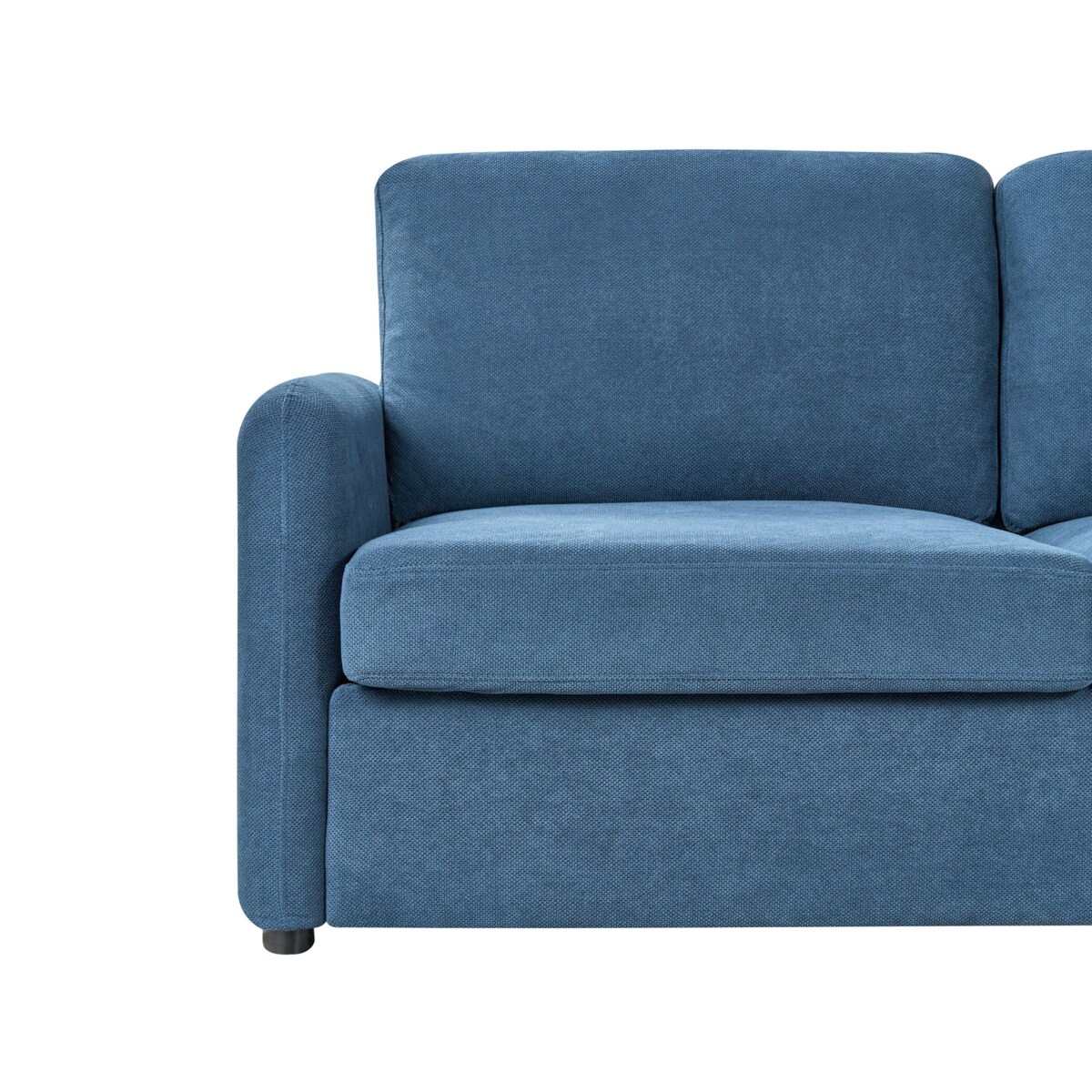 Sofa rozkładana BENNAS Granatowy Tkanina