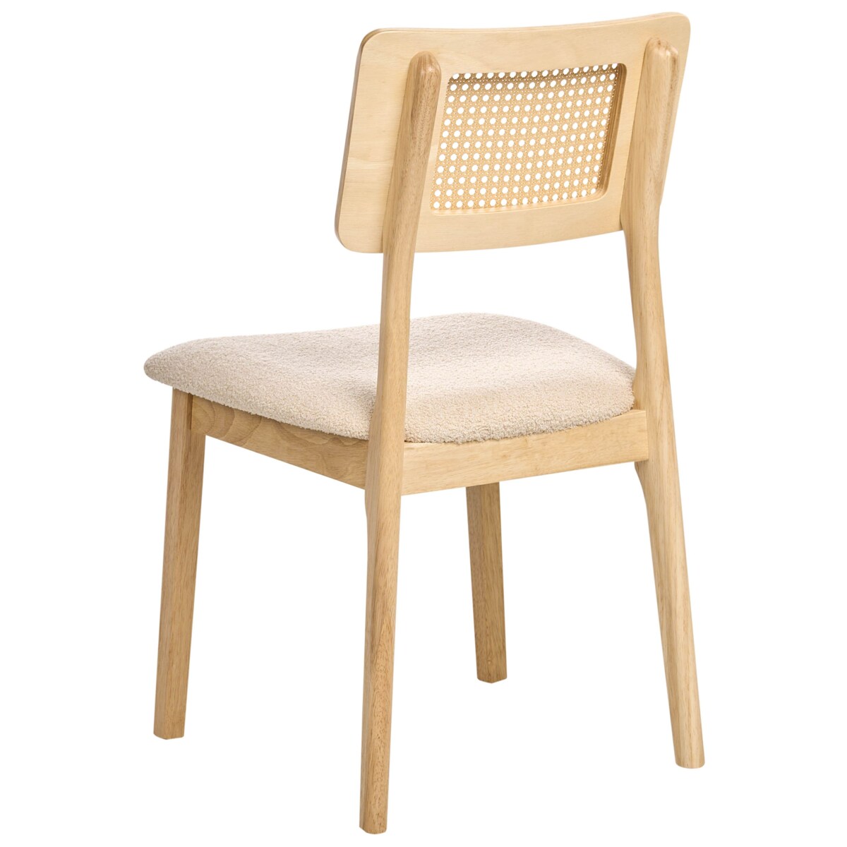 Zestaw 2 krzeseł do jadalni EMBAR Drewno Jasnobrązowy