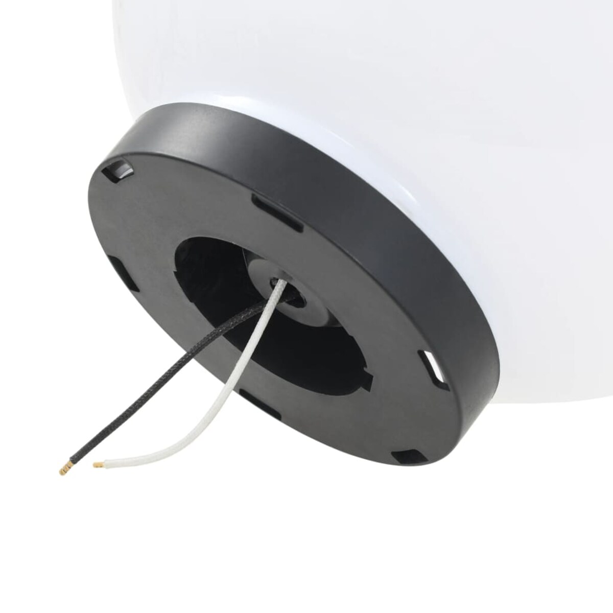 vidaXL Lampy zewnętrzne LED, 2 szt., kule 25 cm, PMMA