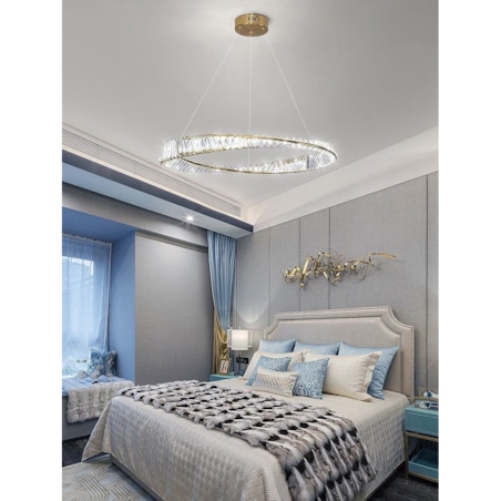 Lampa Sufitowa Wisząca App1064-1Cp Led Złoty, Metal