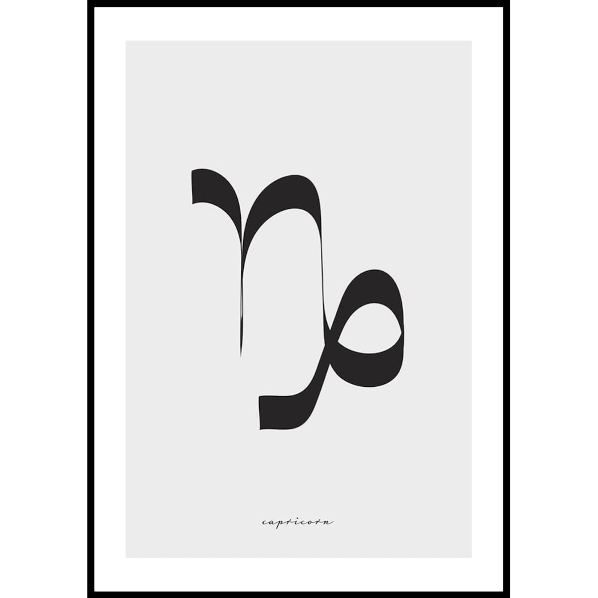 plakat znak zodiaku koziorożec 50x70 cm