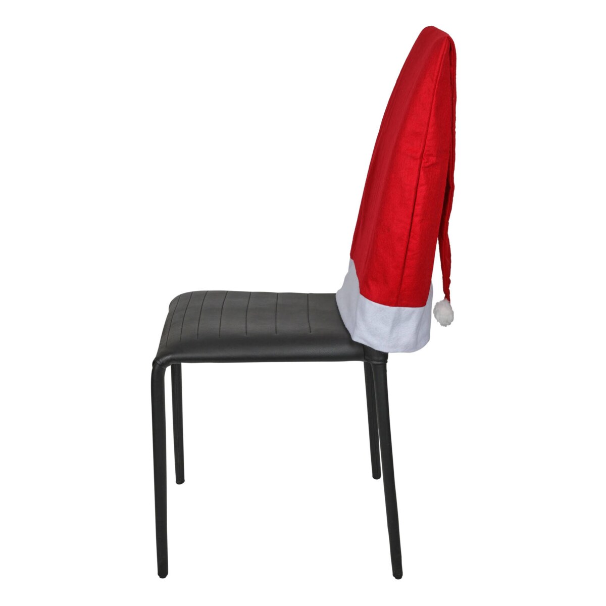 Świąteczny pokrowiec na krzesło, czapka Mikołaja, 50 x 120 cm