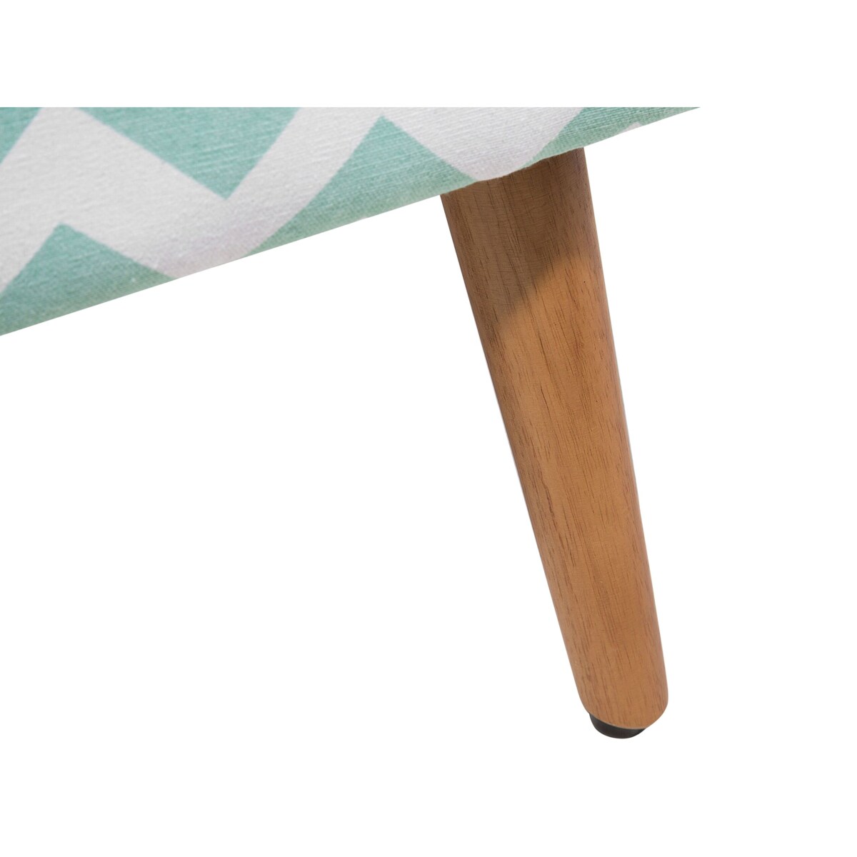 Stołek zielono-biały MANTEO