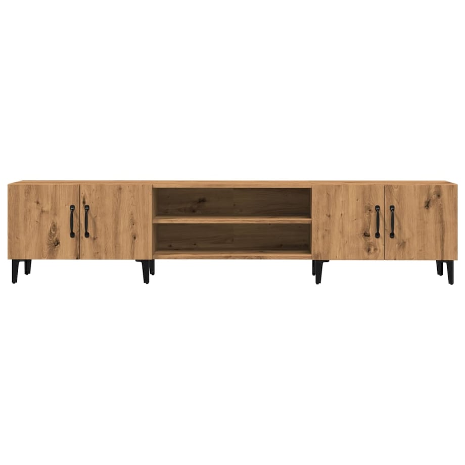 vidaXL Szafka TV, dąb artisian, 180x31,5x40cm, materiał drewnopochodny