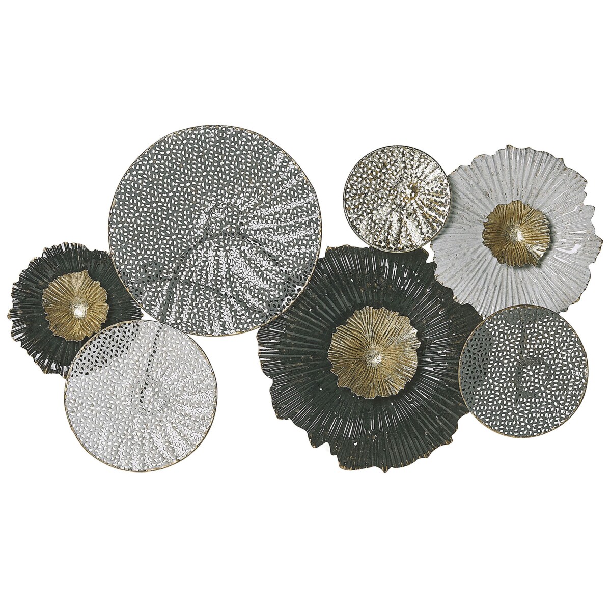 Dekoracja ścienna czarno-srebrna ZIRCONIUM