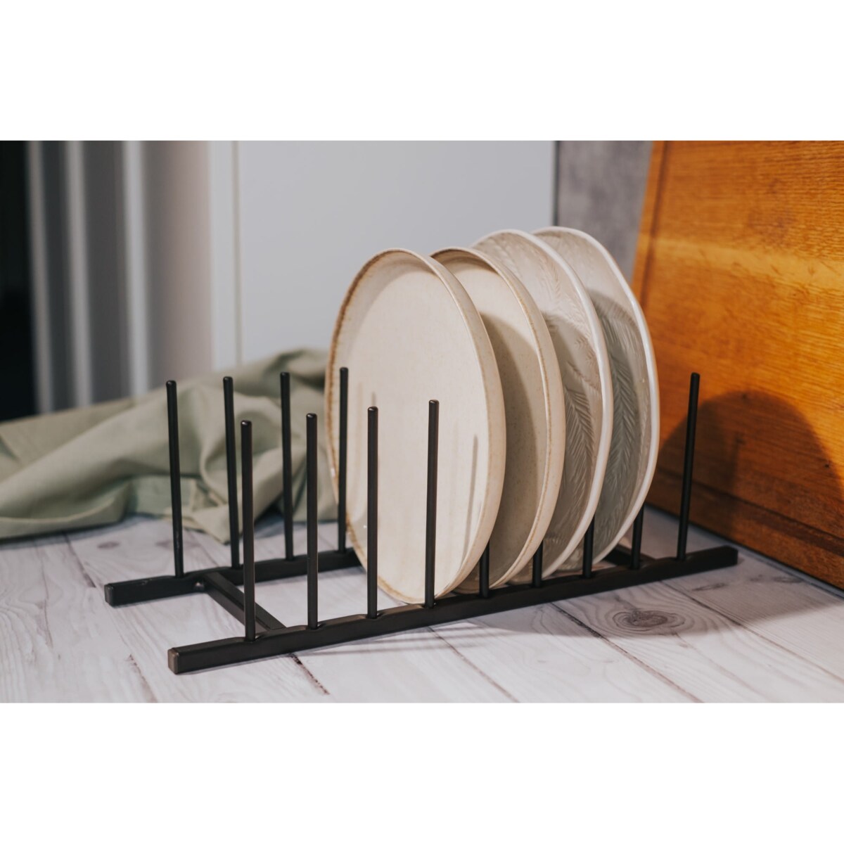 Organizer stojak uchwyt podstawka na 8 pokrywek 35x12cm BRUNBESTE