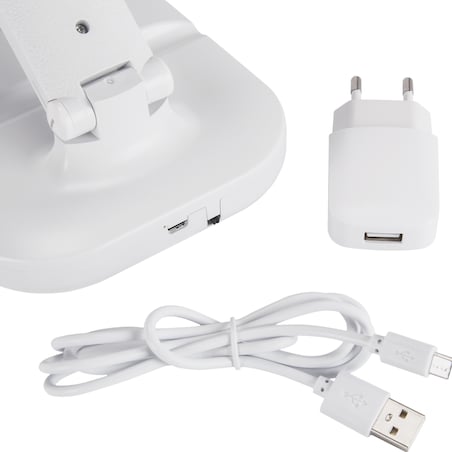 Industrialna lampka biurowa ZET 03724 Ideus LED 5W 4300K dotyk biała