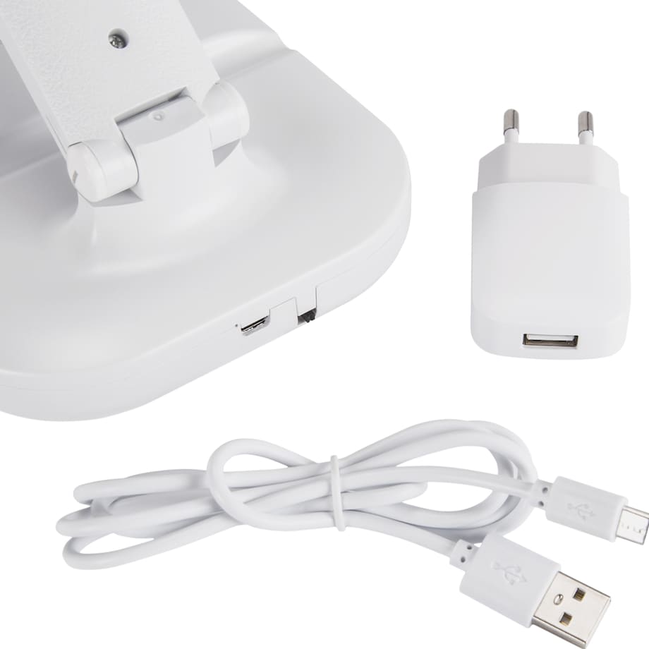 Industrialna lampka biurowa ZET 03724 Ideus LED 5W 4300K dotyk biała