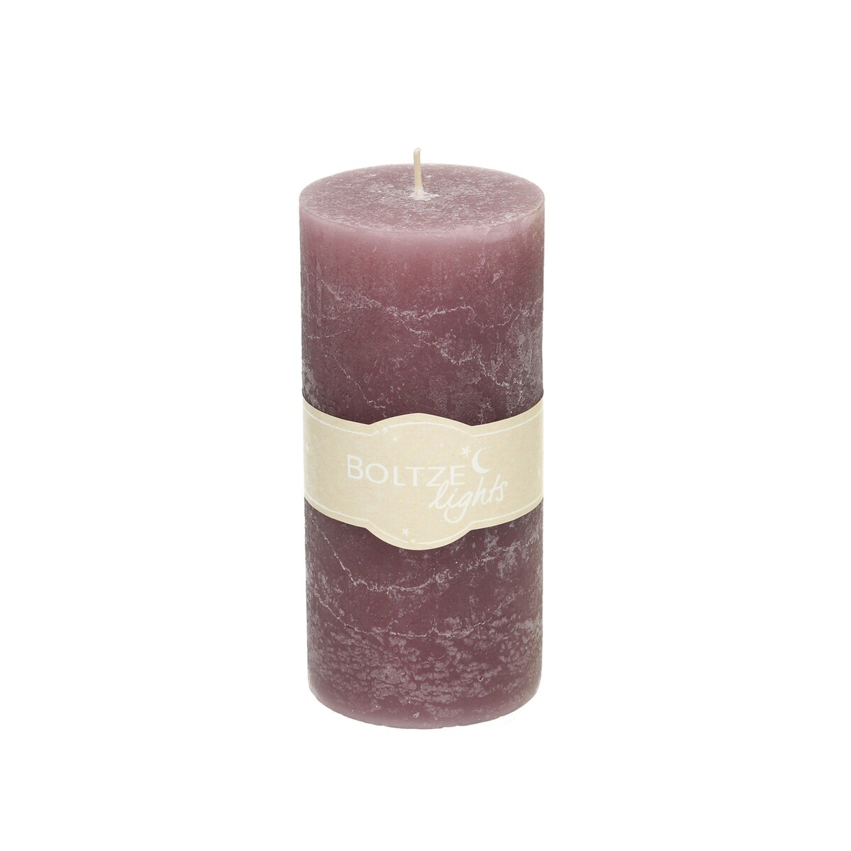 Świeca Lea 15cm lilac, 7 x 15 cm