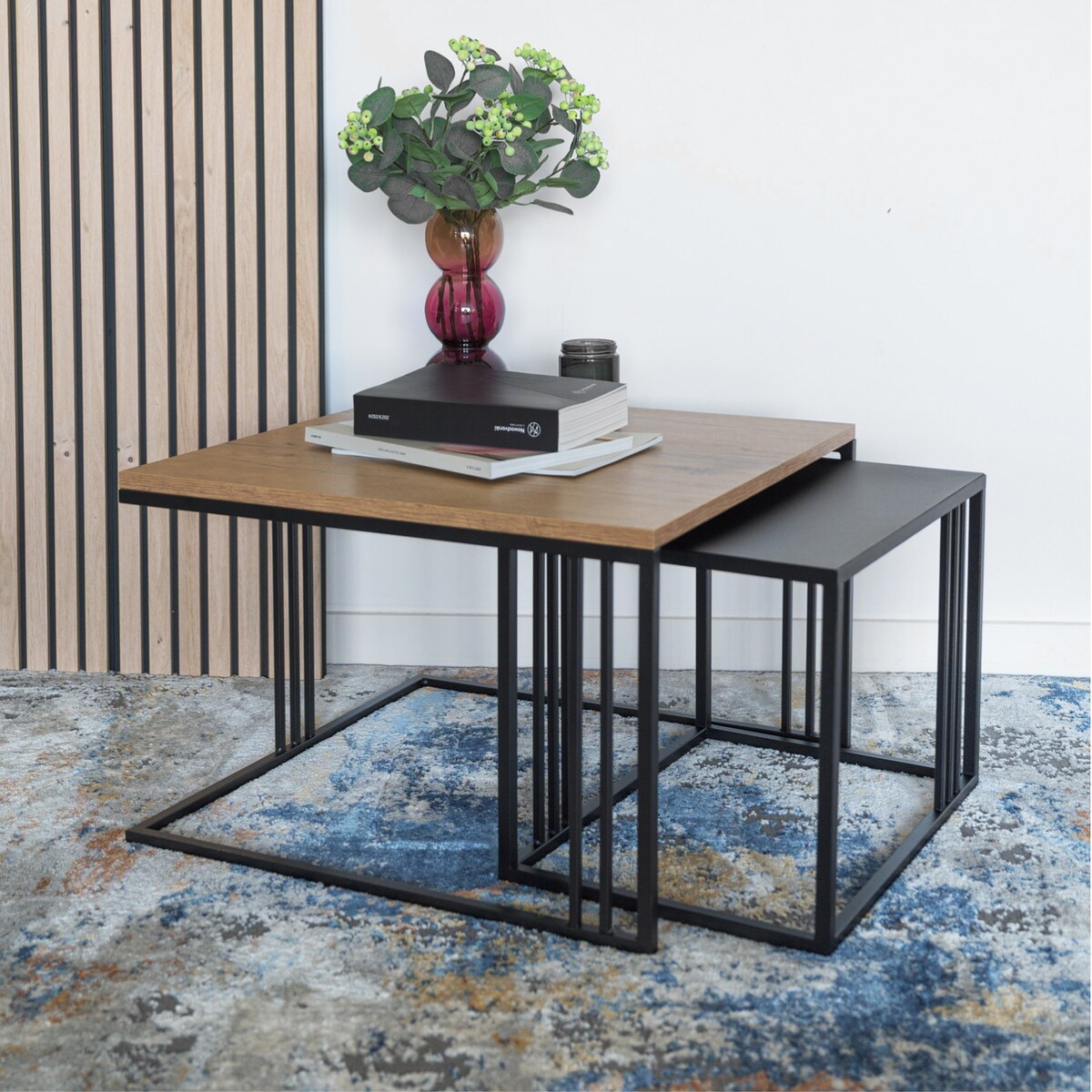 Dywan nowoczesny Studio 80x150 cm e-floor OEKO-TEX Przecierka wielokolorowy