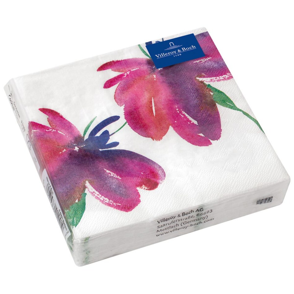 Zestaw 20 serwetek Artesano Flower Art Cocktail, 25 x 25 cm,  Villeroy & Boch