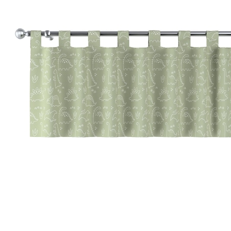 Lambrekin na szelkach 260x40 zielony