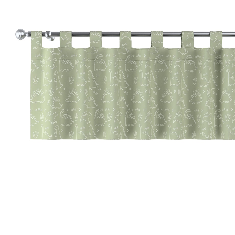 Lambrekin na szelkach 260x40 zielony