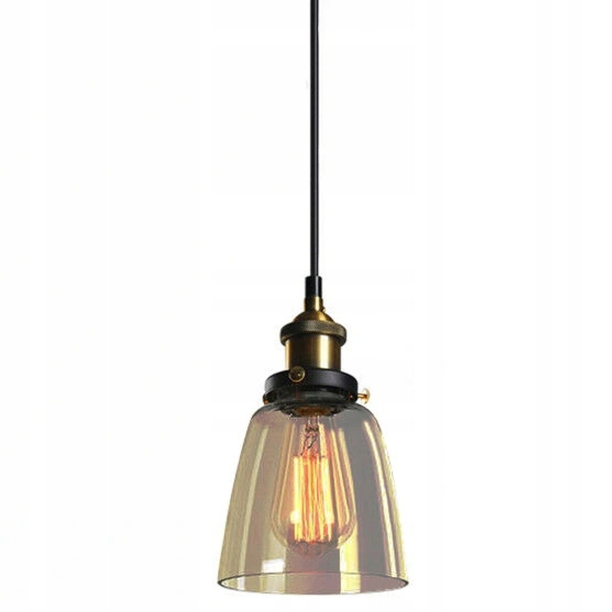 Lampa Wisząca Szklana Loft Industrial Kolory Verto