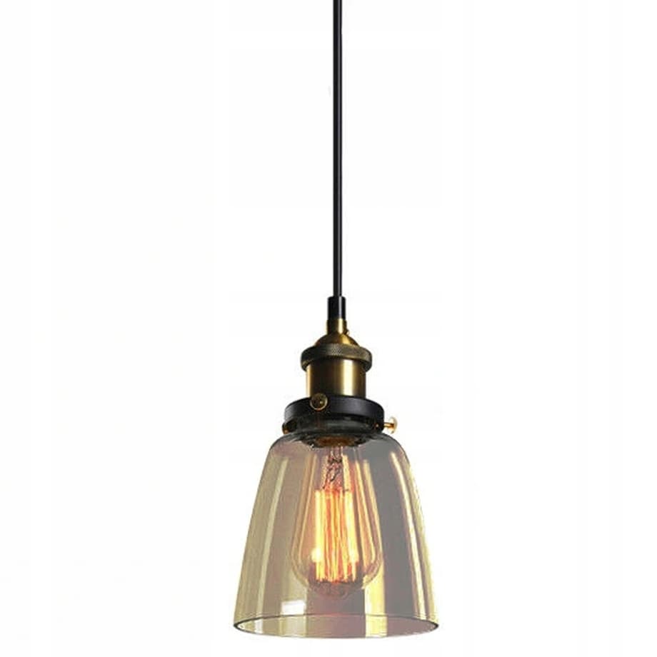 Lampa Wisząca Szklana Loft Industrial Kolory Verto