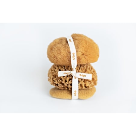 SET 3 gąbki do mycia i demakijażu twarzy, oczu UBO