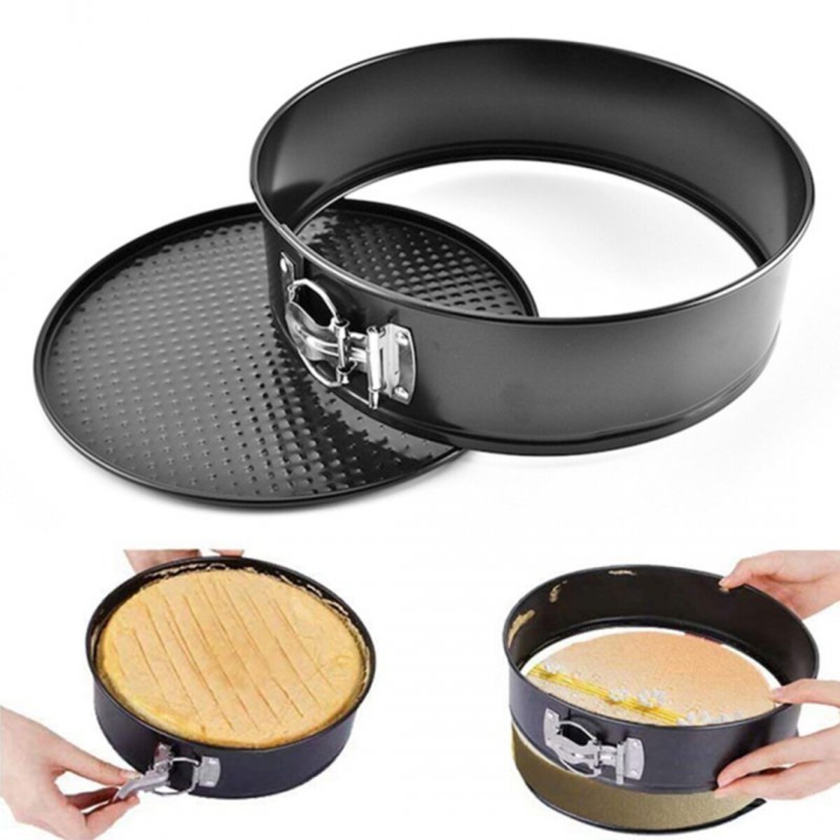 Tortownice Formy Rozpinane 3 Szt 24/26/28 Cm E-8013