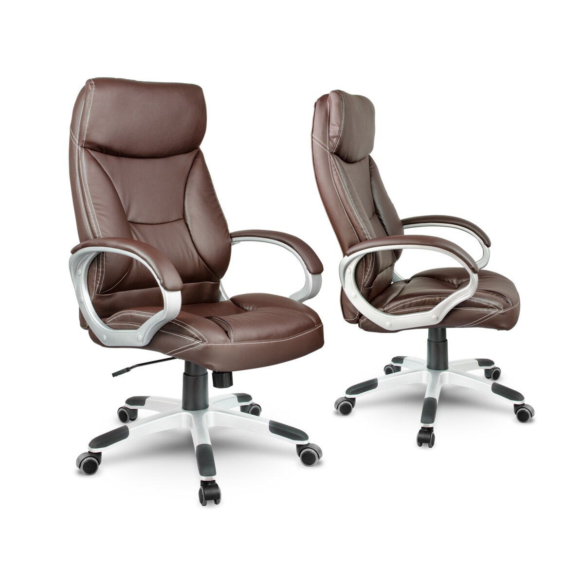 Fotel biurowy obrotowy Sofotel krzesło biurowe brązowe 2231