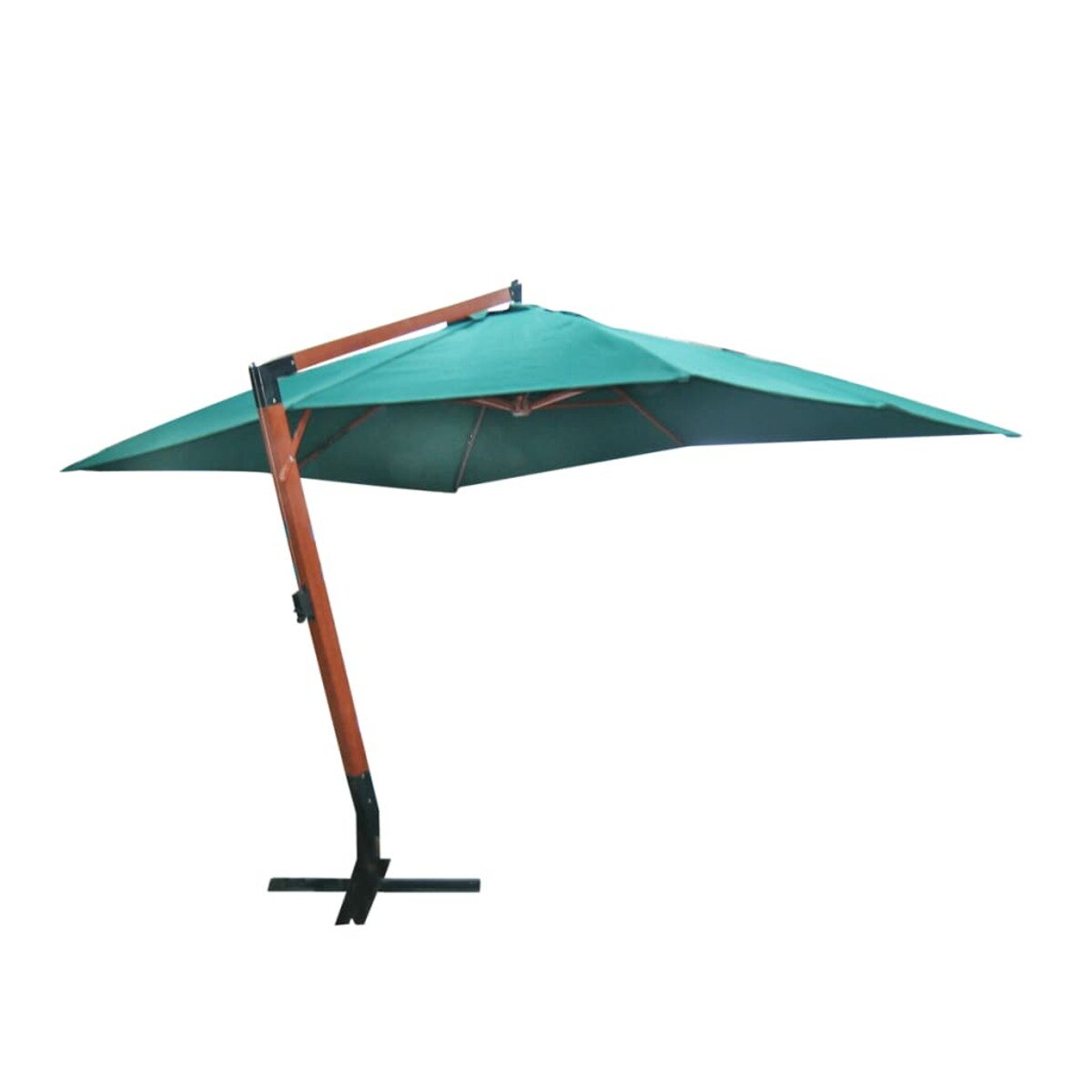 vidaXL Parasol ogrodowy podwieszany, 300x400 cm, zielony