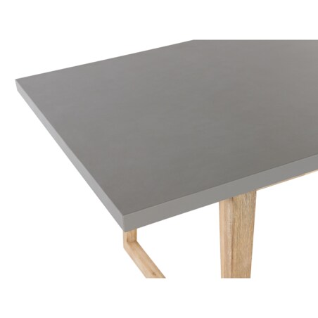Stół ogrodowy betonowy 180 x 90 cm szary ORIA