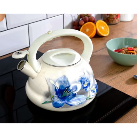 Czajnik emaliowany 3.0L ZILNER blue poppy