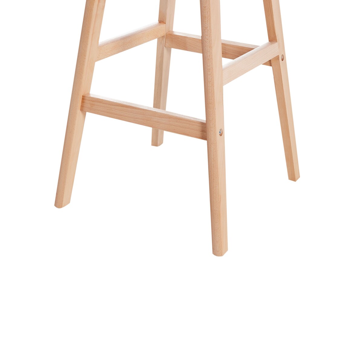 Zestaw 2 krzeseł barowych MICCO Beżowoszary