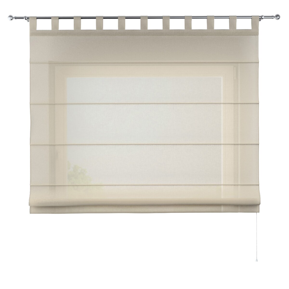 Roleta rzymska Verona 100x170 prześwitujący beżowy