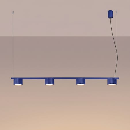 Żyrandol AURA 4 ultramaryna Gx53