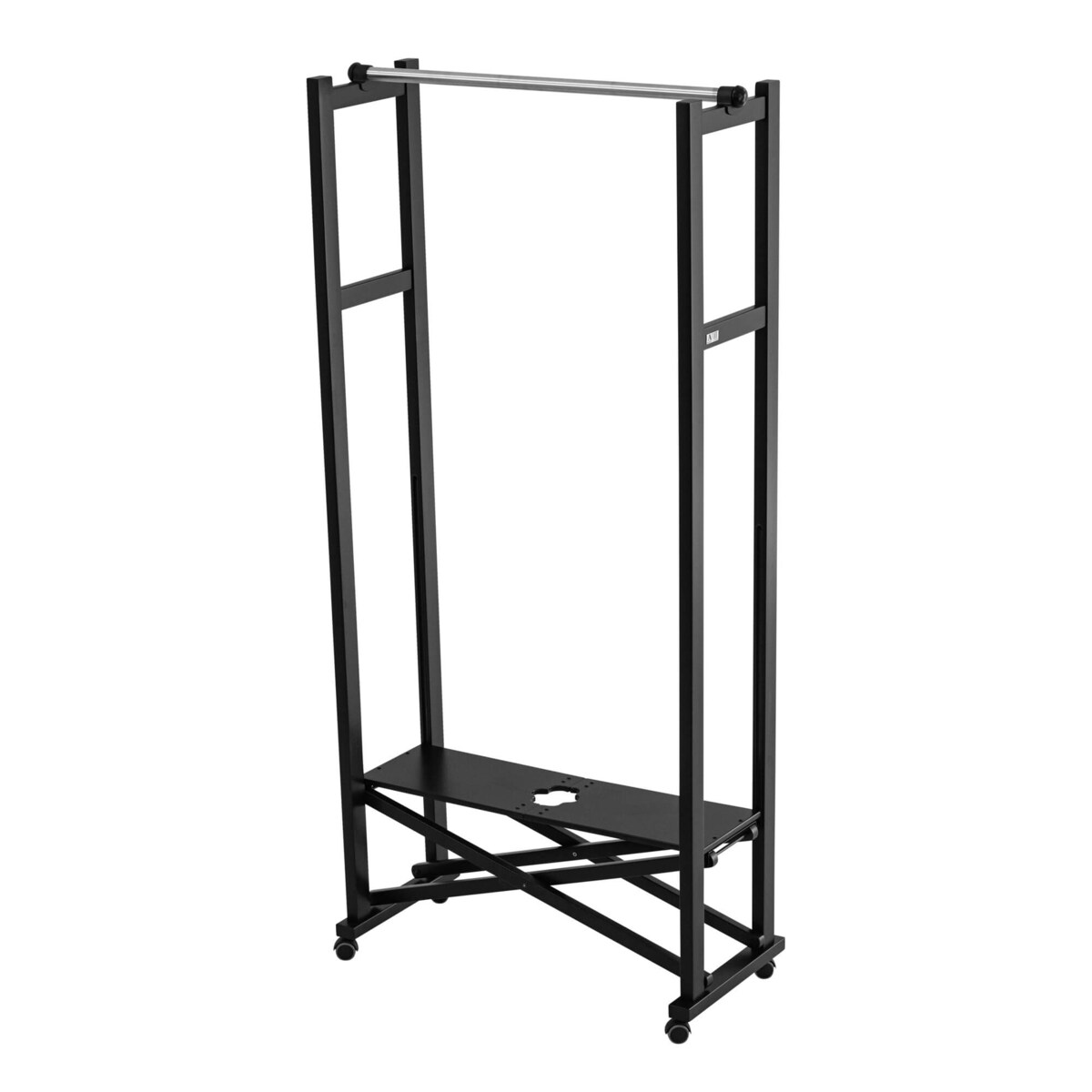 ARREDAMENTI ELIOS Stojak na ubrania - 37 x 78 cm, Czarny