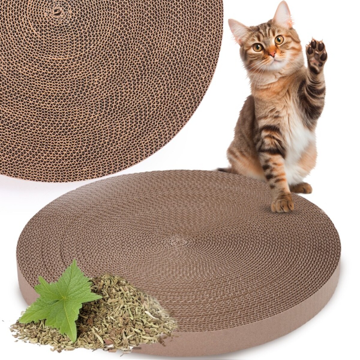 Wkład Do Drapaka Drapak Z Tektury Tekturowy Okrągły Duży Wymienny Kartonowy