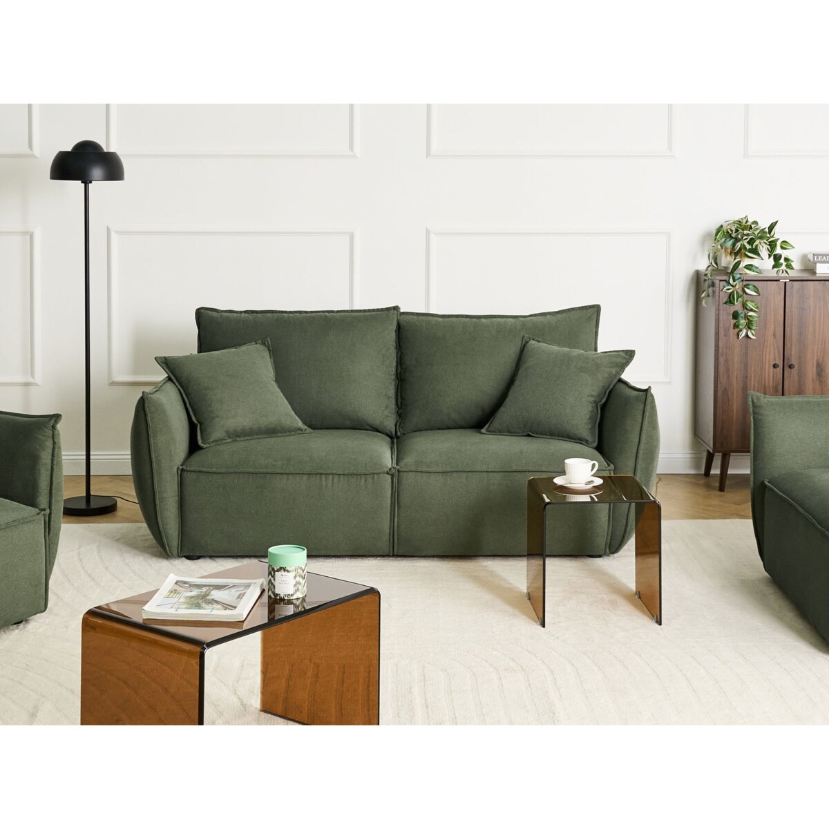 Sofa dla 3 osób KUNES Zielony