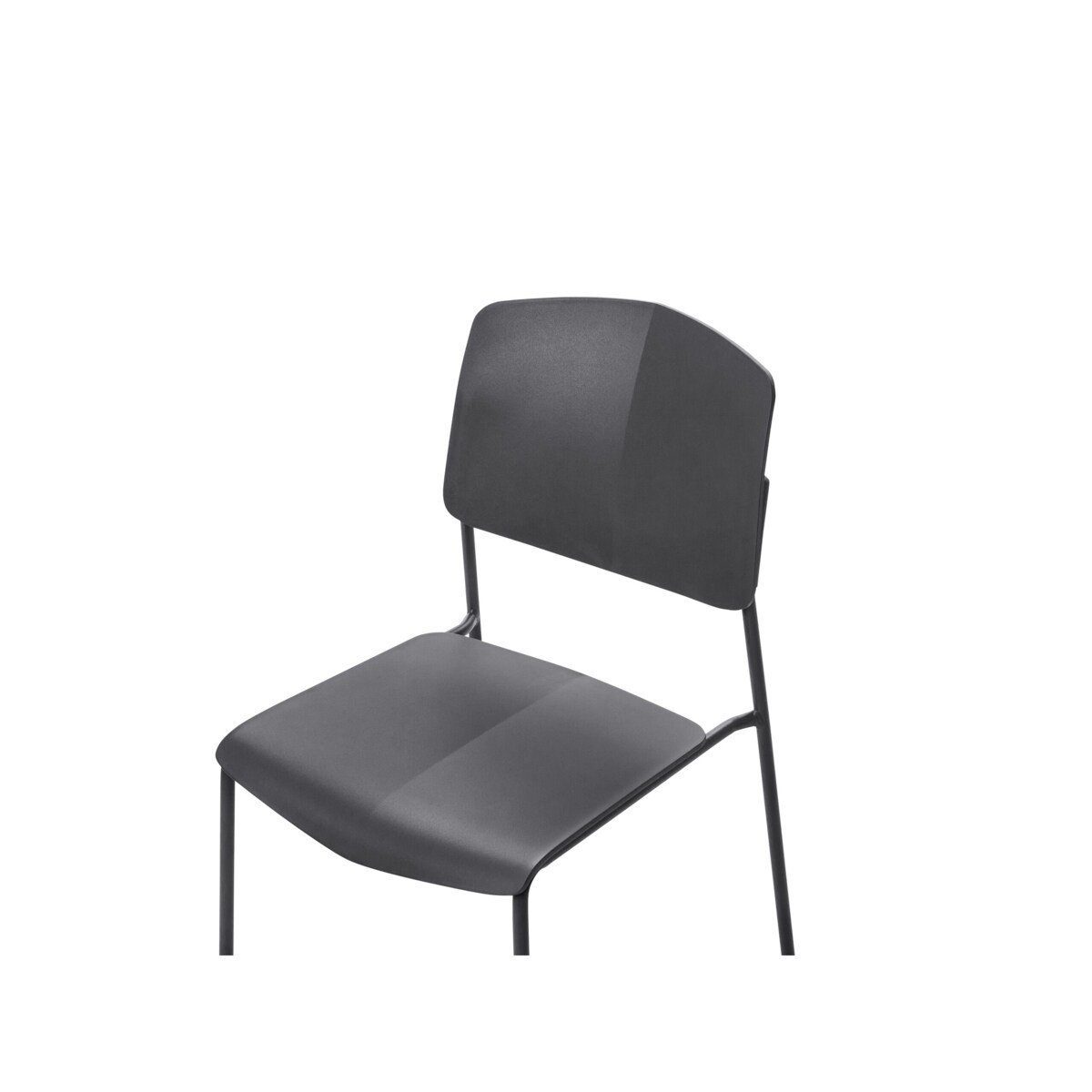 Zestaw 4 krzeseł do jadalni czarny ASTORIA