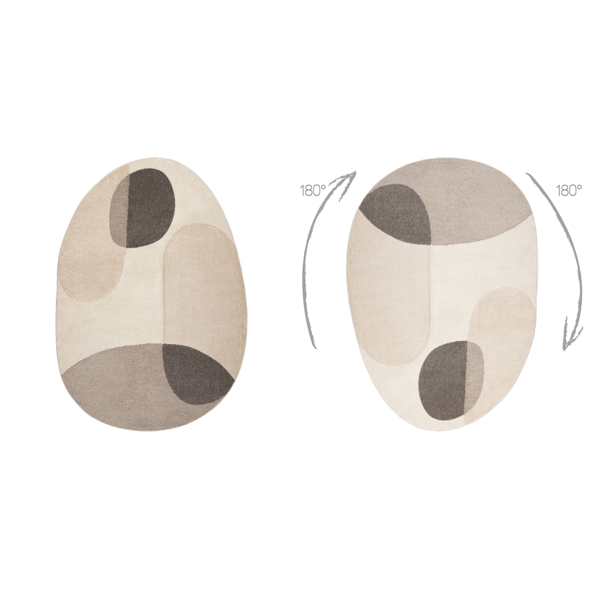 Dywan FUSION 5706 krem / beż Shape - 200x290 cm