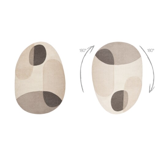 Dywan FUSION 5706 krem / beż Shape - 200x290 cm