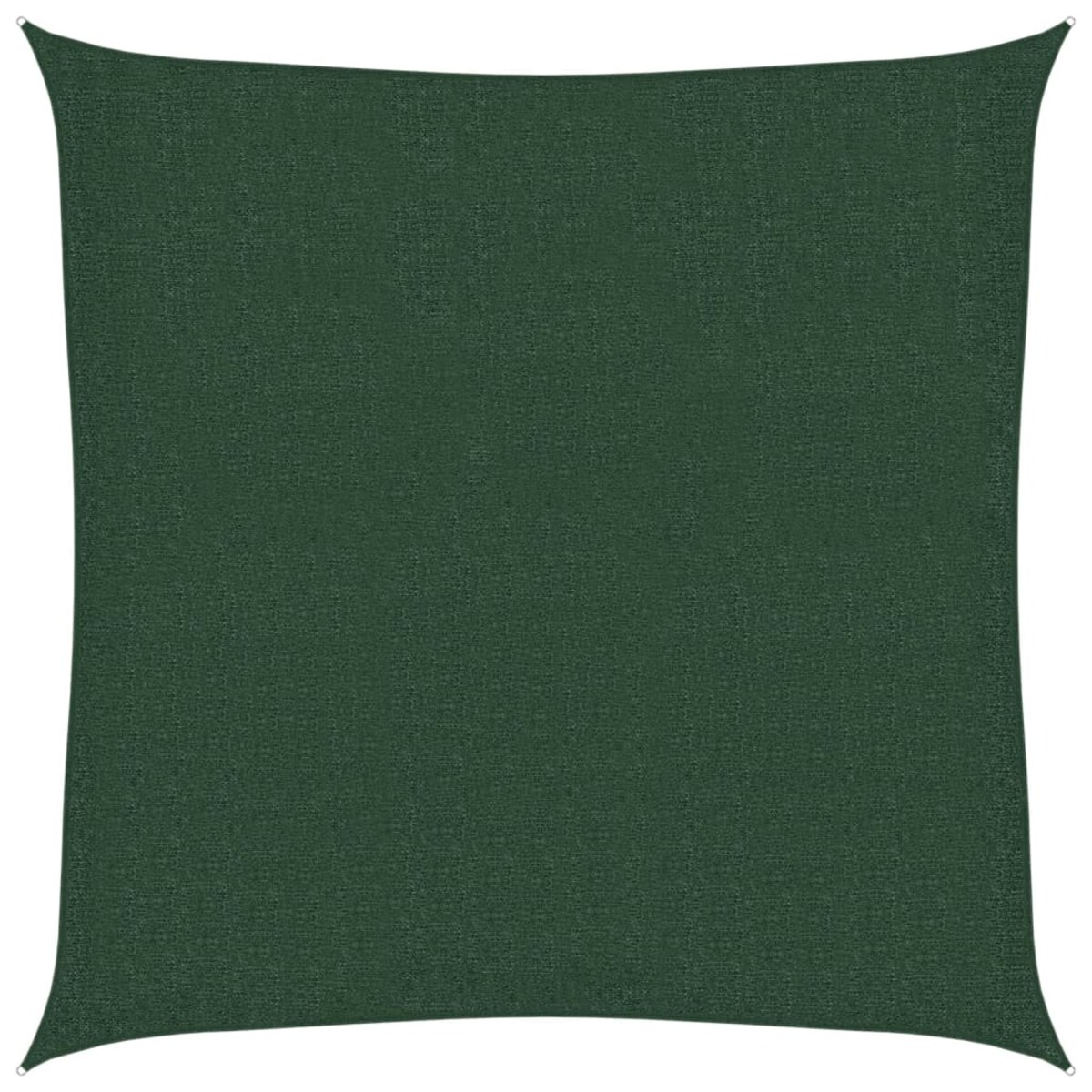 vidaXL Żagiel przeciwsłoneczny, 160g/m², ciemnozielony, 3,6x3,6m, HDPE