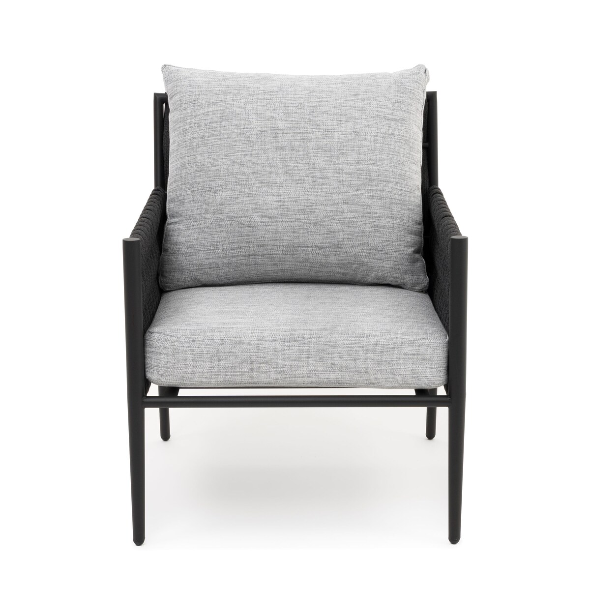 Zestaw mebli ogrodowych taras balkon aluminiowe BELIZE biało szare