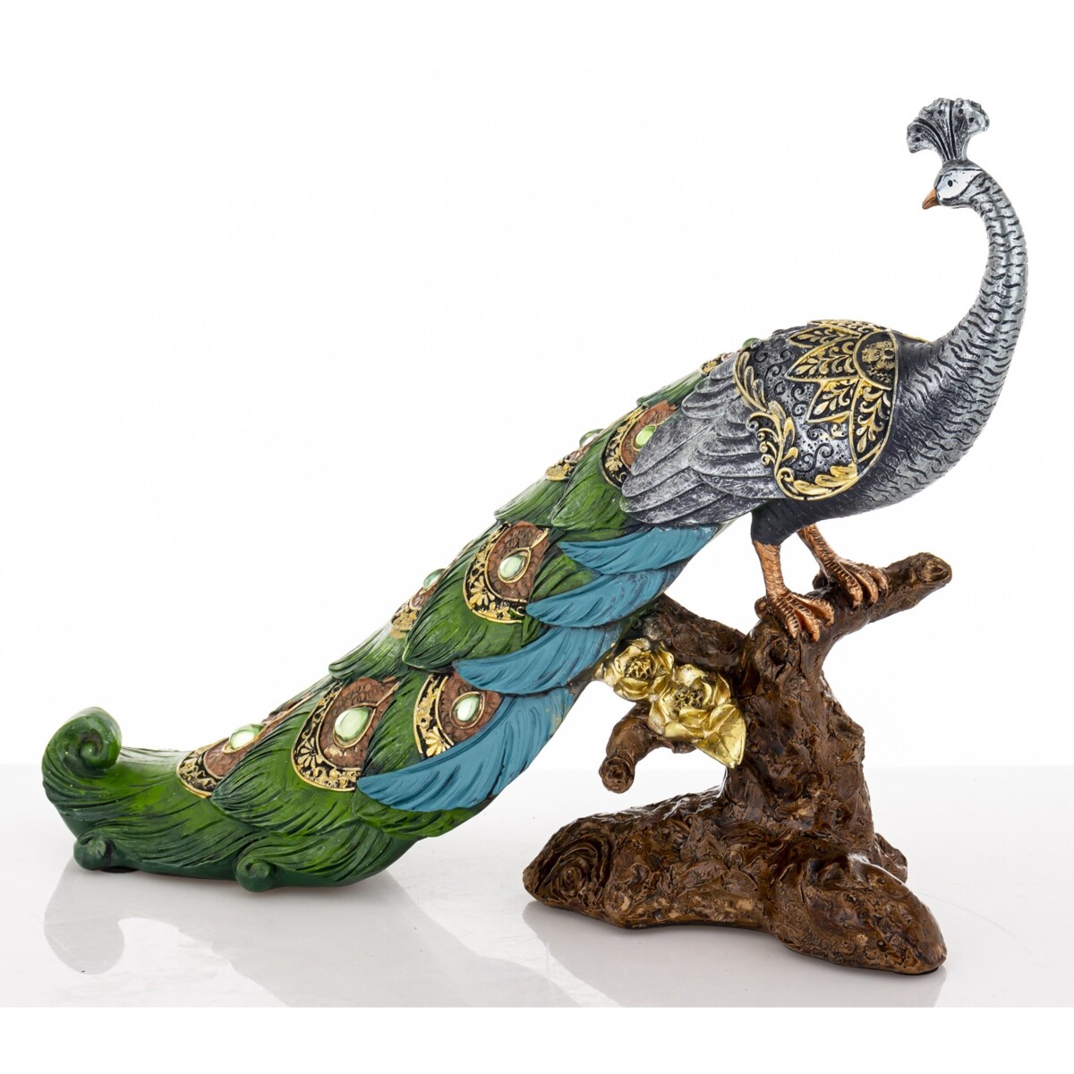 Dekoracja - Paw 25x31x10 cm POAT