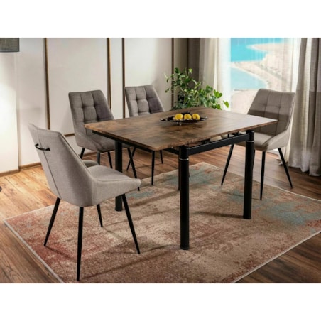 Krzesło tapicerowane KLIF BJORN beżowe