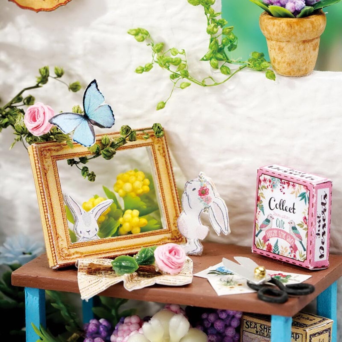 Miniaturowy domek - Tajemniczy ogród