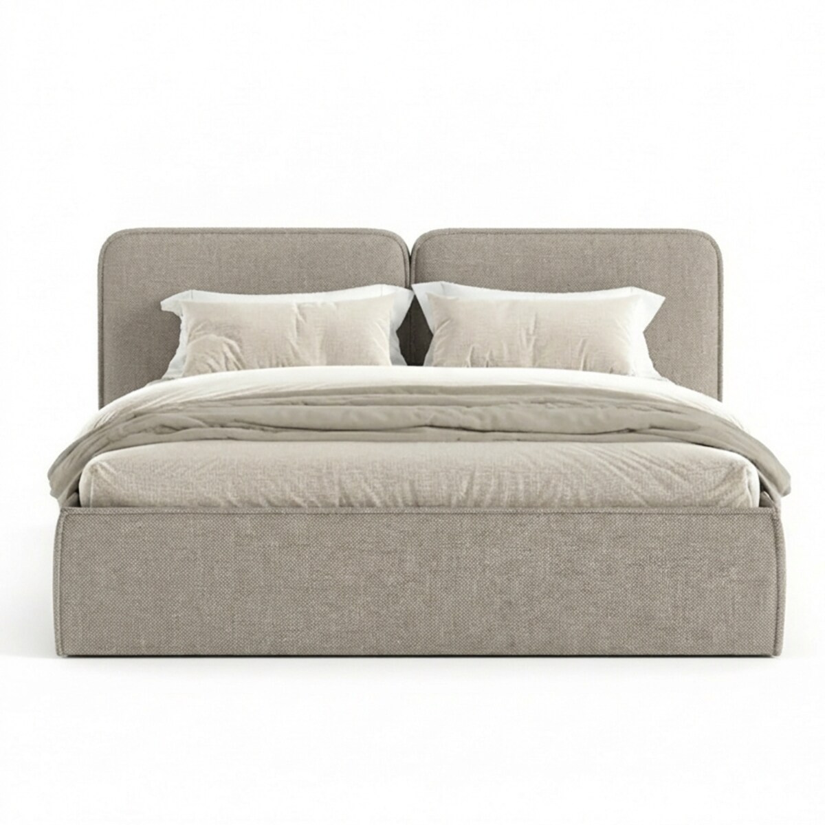 Łóżko Tapicerowane Elite 140X200 Stelaż Pojemnik Na Pościel Wind 11