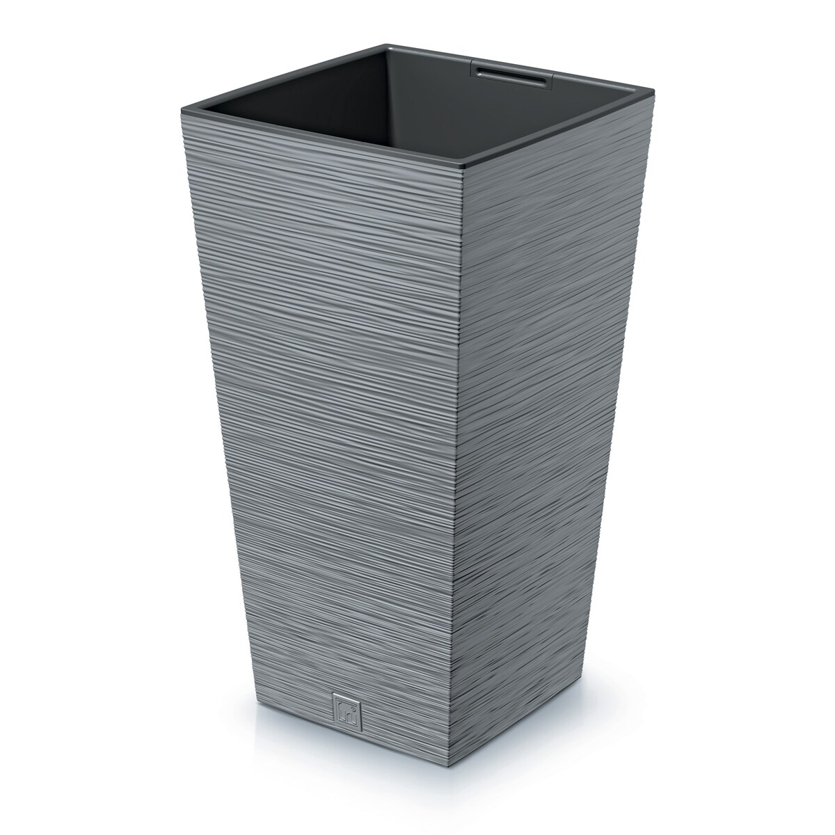 Doniczka Donica Ogrodowa 34,5 Cm Kwadratowa Na Taras Do Ogrodu Domu Szara