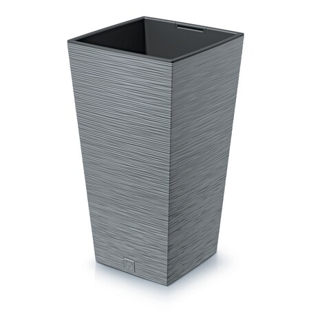 Doniczka Donica Ogrodowa 34,5 Cm Kwadratowa Na Taras Do Ogrodu Domu Szara