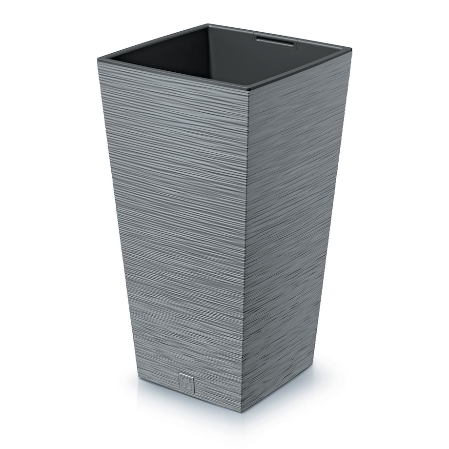 Doniczka Donica Ogrodowa 34,5 Cm Kwadratowa Na Taras Do Ogrodu Domu Szara