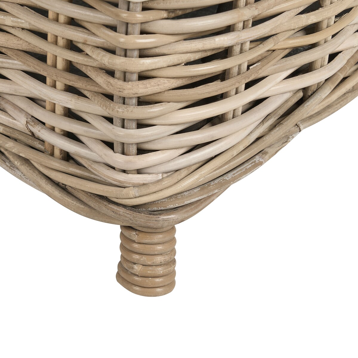 Otomana ogrodowa SUSUA 140 cm Rattan Naturalny