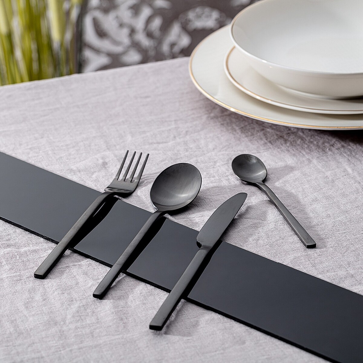 Sztućce Metro Black 4szt.