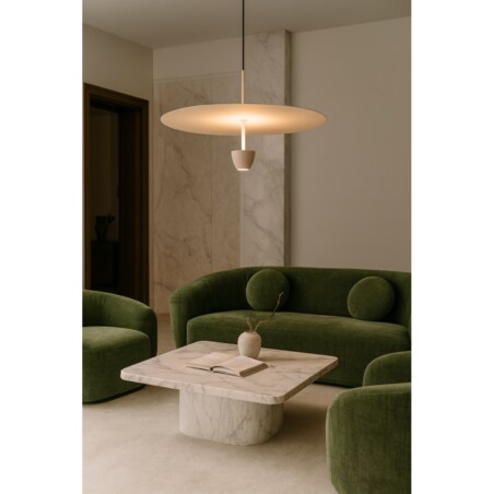 LAMPA WISZĄCA ALUMINIOWA ALTANORA SZAMPAŃSKA