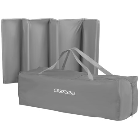 Łóżeczko turystyczne dla dziecka składane podróżne kojec Ricokids + materac + torba