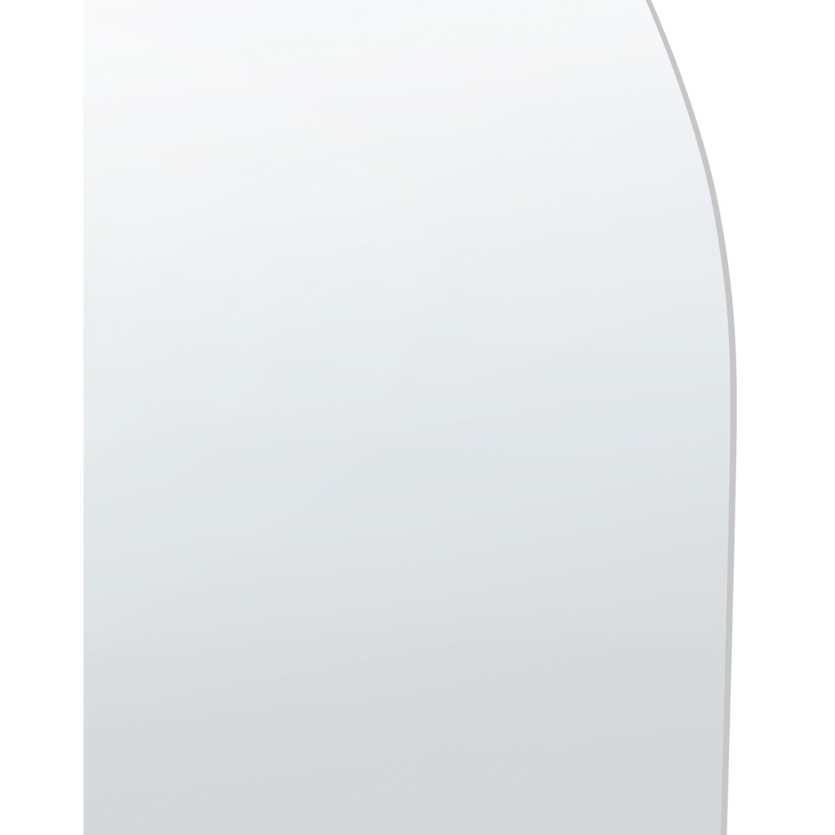 Lustro ścienne arkadowe 50 x 75 cm srebrne ANNECY