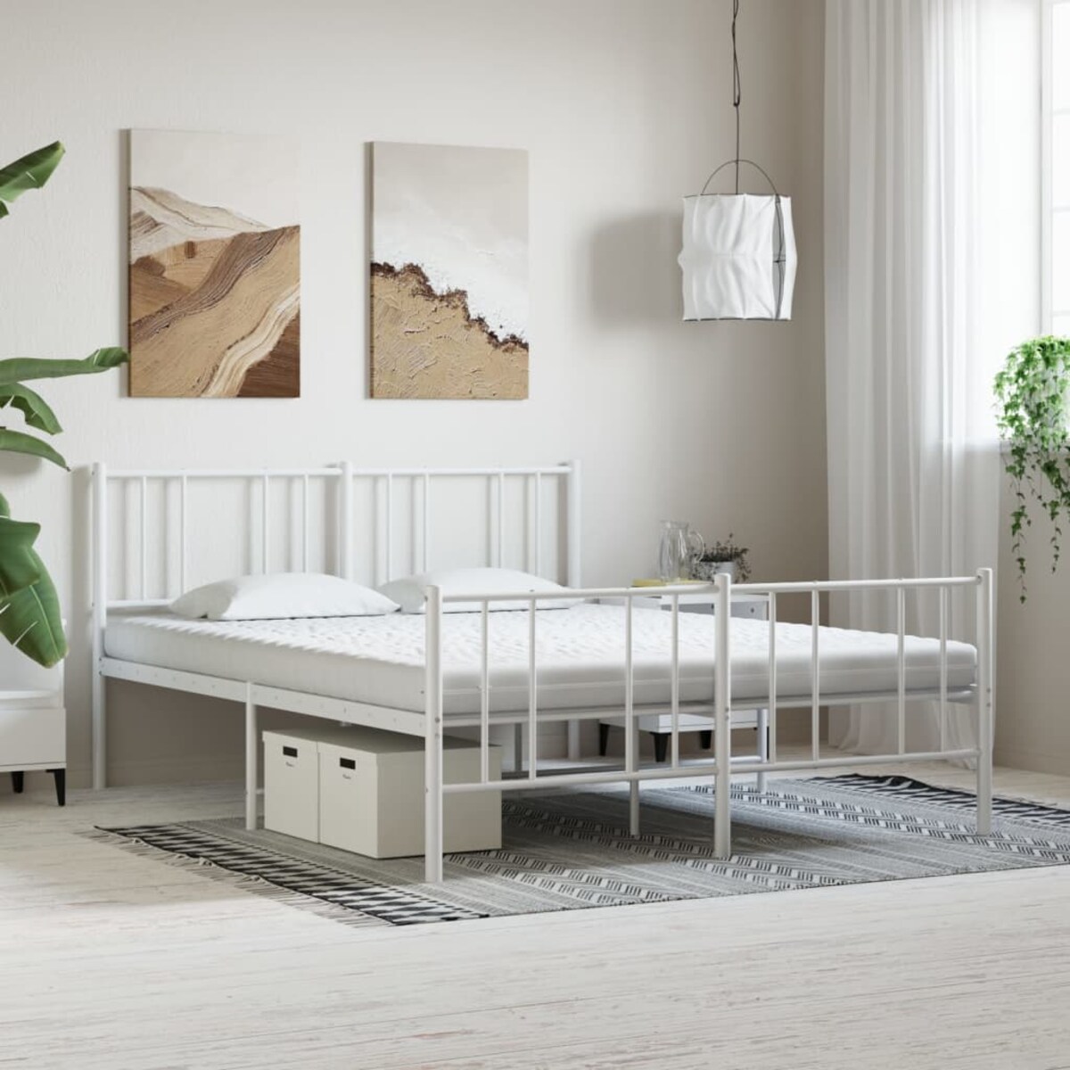 vidaXL Materac piankowy, biały 180x220 cm, 7-strefowy, twardość 20 ILD